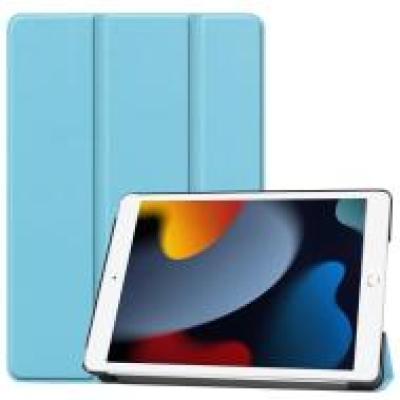 CoreParts Cover for iPad 7/8/9 10.2 Tri-fold Caster Hard Shell Cover with Auto Wake Function - Sky-1537219
