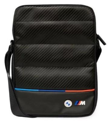 BMW Tricolor Carbon Tablet Bag 10 Black