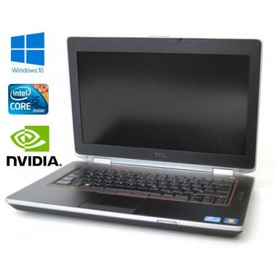 Dell Latitude E6420, Intel i5-2520M, 8GB, 256GB SSD, CAM, Nvidia NVS 4200M, Windows 10