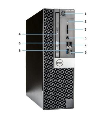 Dell OptiPlex 7050 SFF Intel Core i5 7400 / 8 GB RAM / 256 GB SSD / Windows 10 Prof.-2661sc-26