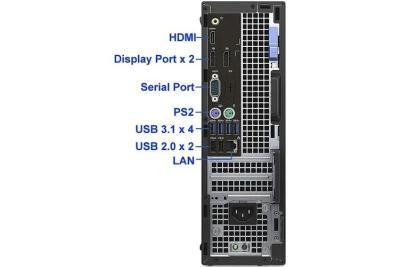 Dell OptiPlex 7050 SFF Intel Core i5 7400 / 8 GB RAM / 256 GB SSD / Windows 10 Prof.-2661sc-26