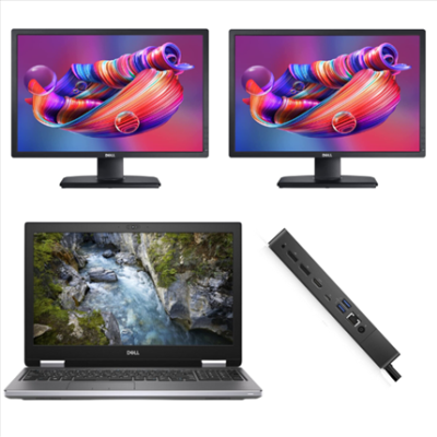Dell Precision 7540 + 2x 24 Dell UltraSharp U2412M + Dokovací stanice-1089596-28
