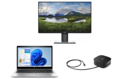 HP EliteBook 850 G5 + 24 Dell Professional P2419H + Dokovací stanice-1293900-28