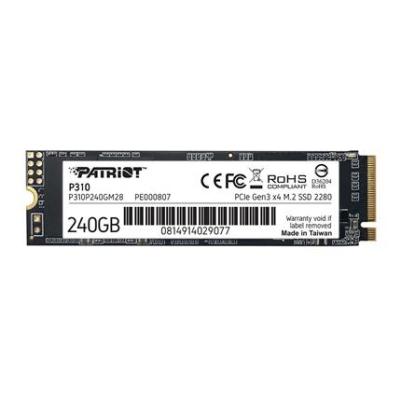 SSD 240GB PATRIOT P310 M.2 NVMe, Gen3x4-842541-28