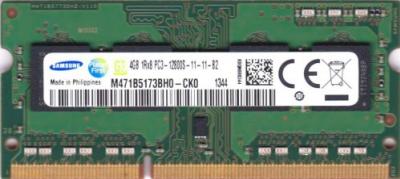 RAM 4GB DDR3 SODIMM Samsung M471B5173BH0-CK0, PC3-12800S, 1600MHz-RAM-N-023