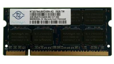 RAM 2GB DDR2 SODIMM Nanya NT2GT64U8HD0BN-AD, PC3-6400S, 800MHz-RAM-N-022