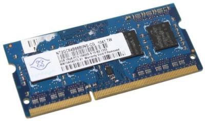 RAM 2GB DDR3 SODIMM Nanya NT2GC64B88B0NS-CG, PC3-10600S, 1333MHz-RAM-N-013
