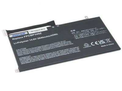Fujitsu LifeBook UH572, Li-Pol 14,8V 2840mAh-NOFS-UH572-28P