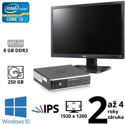 HP Compaq 8300 Elite USDT i3-3220T, 8GB, 250GB, DVD-RW, W10 + 24