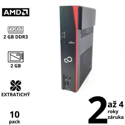 10x extratichý/pasivní chlazení Fujitsu Futro S720 AMD GX-217GA, 2GB, 2GB SSD, bez OS