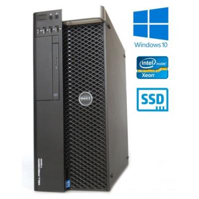 Dell Precision T3600 E5-1603 4-Core 8GB RAM 240GB SSD AMD R5 340 2GB DVD  W10