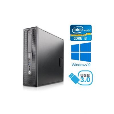 HP ProDesk 600 G1 SFF - Intel i3-4130/3.40GHz , 8GB RAM, 480GB SSD, Windows 10
