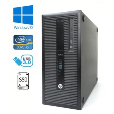 HP ProDesk 600 G1 Tower, Core i5-4590/3.30GHz, 8GB RAM, 740GB, GT630 2GB, Win 10