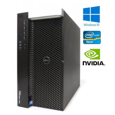 Dell Precision T7610 8-Core 2x E5-2609 V2 32GB RAM 480GB SSD K2000 W10P