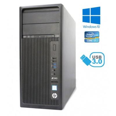 HP Z240 Tower Workstation - Intel i7-6700, 32GB RAM, 256GB SSD, W10