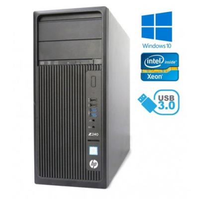 HP Z240 Tower Workstation - Intel Xeon E3-1240 v5, 16GB, 480GB SSD + 1000GB, K2200