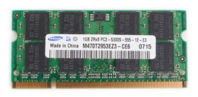 Operační paměť RAM Samsung 1GB 2Rx8 PC2-5300S-555-12-E3
