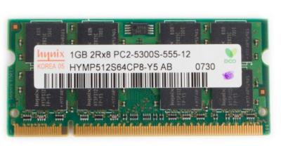 Operační paměť hynix RAM Hynix 1GB 2Rx8 PC2-5300S-555-12