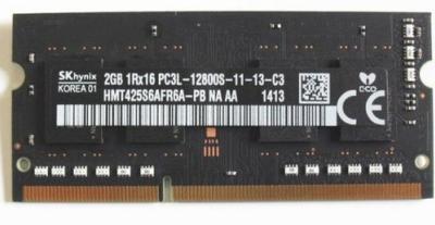 Operační paměť RAM DDR3 SODIM hynix 2GB PC3-12800S 1600MHz 