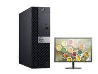 Dell Optiplex 5070 SFF | i3-9100 | 8GB | 256GB SSD | Win 11 + Lenovo T2254pC