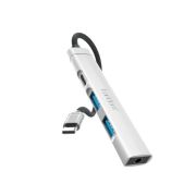 USB-C Hub Earldom HUB20, 4 porty – šedá