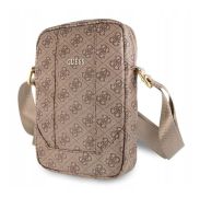 Guess pouzdro 10" hnědé 4G UPTOWN