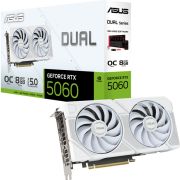ASUS NVIDIA GeForce RTX 5060 DUAL OC WHITE 8GB GDDR7