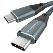 Twozoh USB C Cable 4K 100W 1M (All-in-one), USB 3.2 Gen 2x2 20Gbps