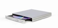 Externí DVD mechanika Gembird DVD-USB-021-SV, USB 2.0 – stříbrná