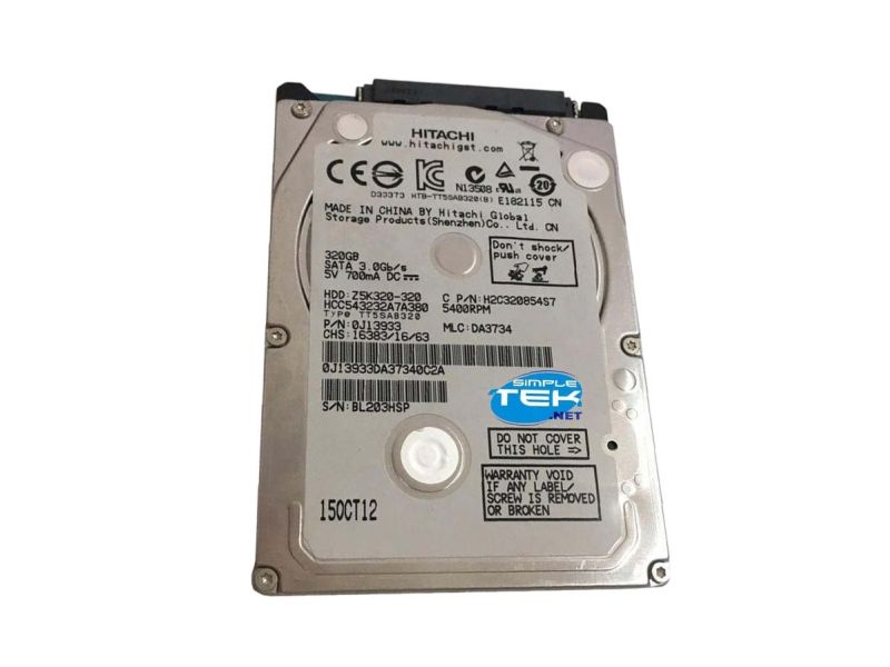 HGST Z5K500 320GB 2,5" SATA HDD