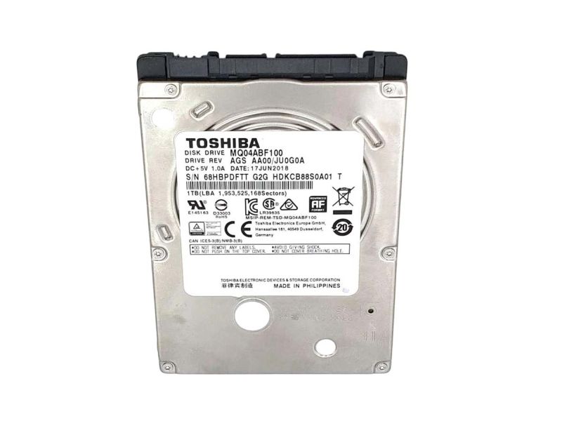 Toshiba MQ04ABF100 1TB 2,5" SATA HDD