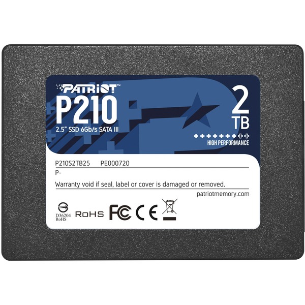 Patriot P210 2 TB, SSD - obrázek 2