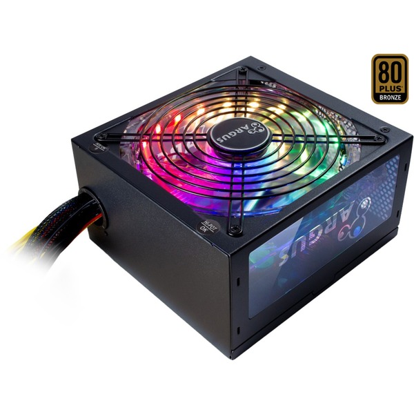 Inter-Tech Argus RGB-500W II, zdroj