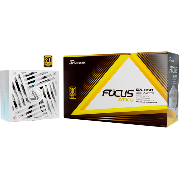 Seasonic FOCUS GX-850-V4 850W ATX3.1 White Edition, zdroj