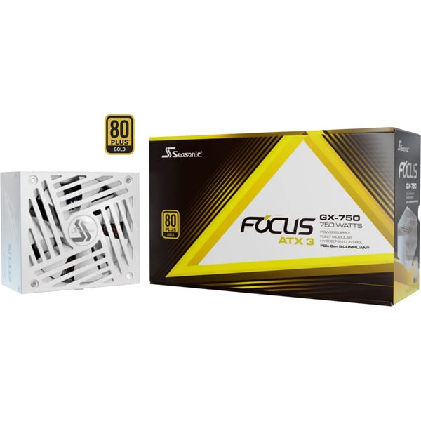 Seasonic FOCUS GX-750 V4 ATX3.1 White Edition, zdroj