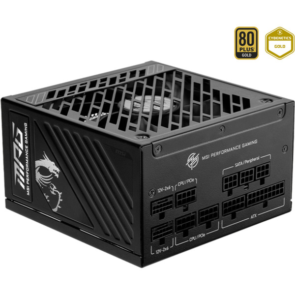 MSI MPG A850GS PCIE5, zdroj