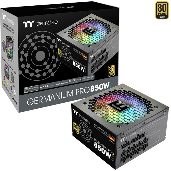 Thermaltake Germanium Pro RGB 850W, zdroj