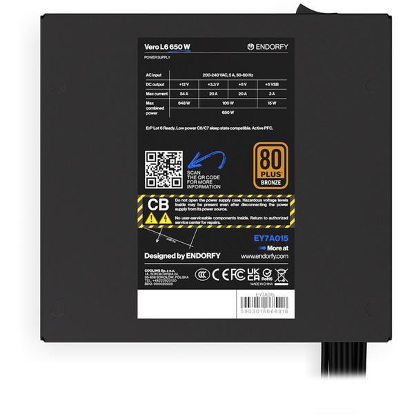 ENDORFY Vero L6 650 W, zdroj - obrázek 3