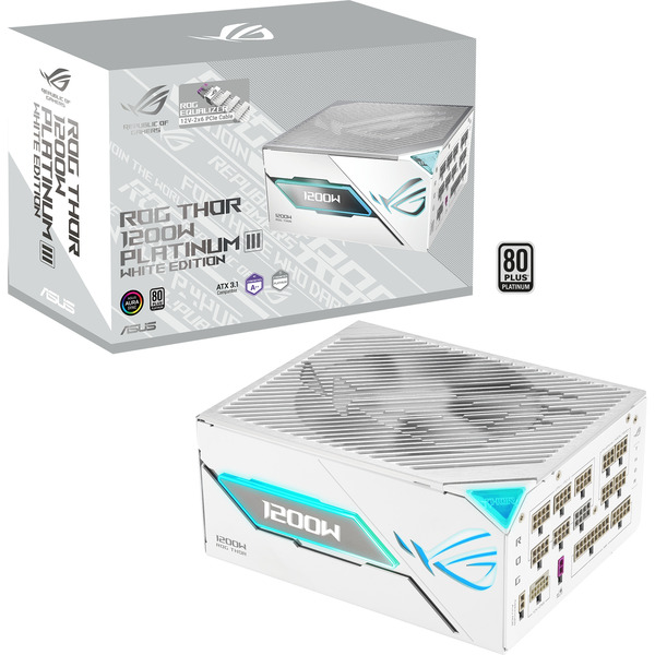 ASUS ROG Thor 1200W Platinum III White Edition (ROG Equalizer), zdroj