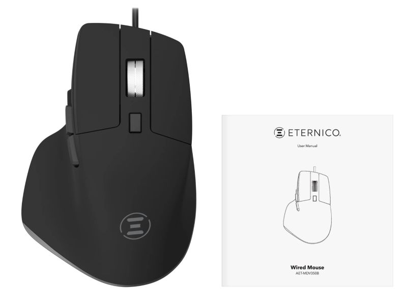 Eternico Wired Office Mouse MDV350B silent - obrázek 8
