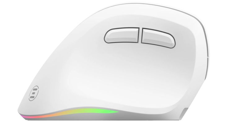 Eternico Wireless Vertical Mouse MVS490 pro leváky bílá - obrázek 4