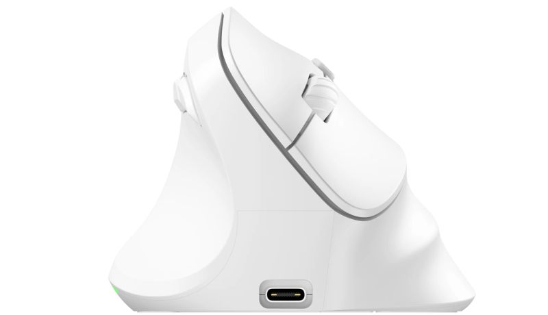 Eternico Wireless Vertical Mouse MVS490 pro leváky bílá - obrázek 7