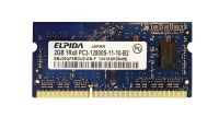 RAM 2GB DDR3 SODIMM Elpida EBJ20UF8BDU0 GN F, PC3 12800S, 1666MHz RAM N 016