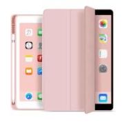 eSTUFF SEATTLE Pencil Case for iPad 9.7 2018/2017 Pink PU leather 1425515