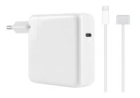 DeTech Napájecí adaptér pro Apple MacBooky Magsafe 3, 140W EU zástrčka + kabel