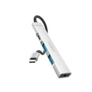 USB C Hub Earldom HUB20, 4 porty – šedá