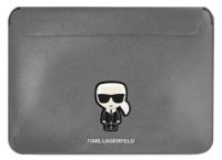 Karl Lagerfeld Saffiano Ikonik Computer pouzdro 13/14" Silver