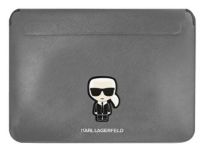 Karl Lagerfeld Saffiano Ikonik Computer pouzdro 16" Silver