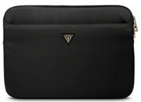 Guess pouzdro 13" černé nylonové trojúhelníkové logo