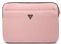 Guess pouzdro 13" růžové nylonové trojúhelníkové logo